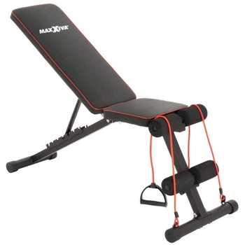 Силовая скамья 300 кг, Складана MAXXIVA черный ZFF38981