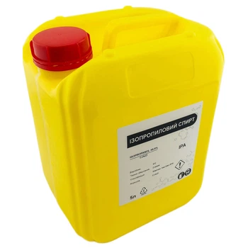 Спирт ізопропіловий 99,9% IPA 10л тара HDPE - 742478