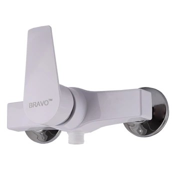 Смеситель для душа BRAVO BR-00-105 термостойкий ABS пластиковый белый