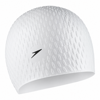 Шапочка для плавания Speedo Bubble Cap, силиконовая, черная, универсальный размер OSFM (8-709290003)