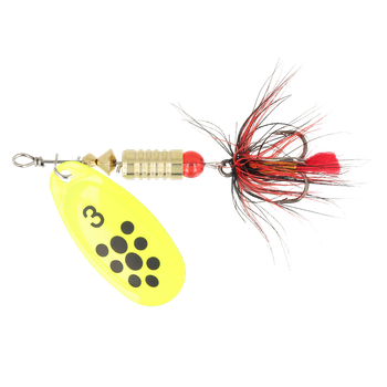 Блесна ZEOX Dominator №3 6г 012 Fluo/Black Dot