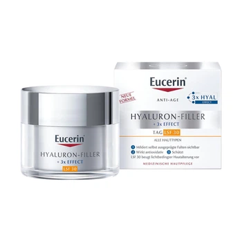 Крем для лица Eucerin Hyaluron-Filler + 3x Effect SPF30 дневной против морщин для всех типов кожи 89769 50 мл