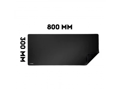 Игрова поверня / килимок для мишки 80х30 см Чорний 27878