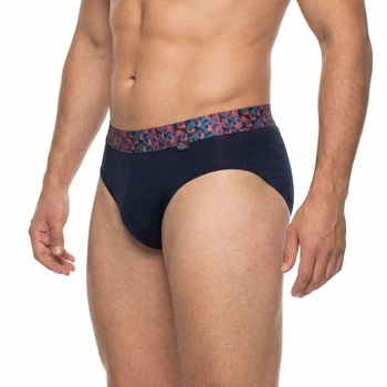 Мужские трусы Roober 69483 XL брифы черный однотонные