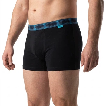 Мужские трусы Tonmas 701 2XL боксеры темно-синий, синий, черный