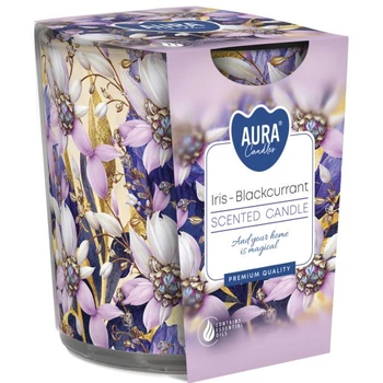 Свеча ароматичная Aura (Bispol) Черная смородина (27675)