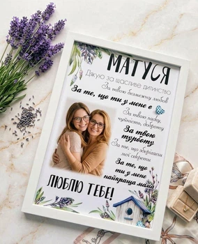 Постер "Мамочка Люблю Тебя" А4 21х29 см
