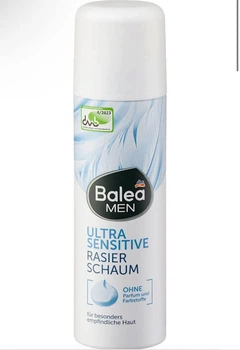 Піна для гоління Balea Men Rasier Schaum Ultra Sensitive для чутливої шкіри 300 мл Vegan