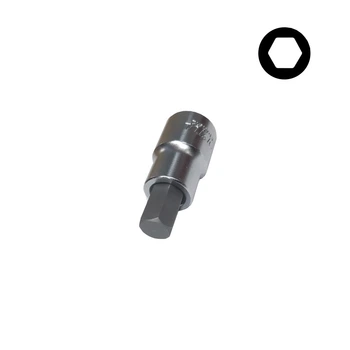 Бита 6-ти гранная Toptul в головке под 1/4" HEX 6