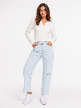 Джинсы женские Stradivarius размер 42 eur голубые 26127775