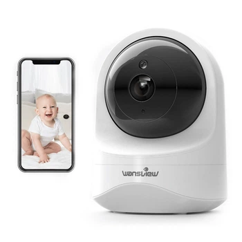 IP Wi-Fi камера видеонаблюдения Wansview Q6 2K с поворотом, ночным видением и детекцией движения
