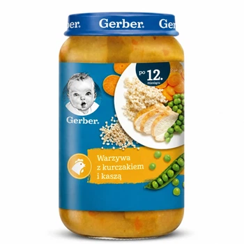 Дитяче пюре Gerber Овочі з куркою та крупою від 12 місяців 250 г
