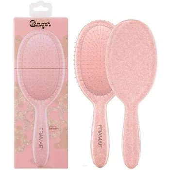 Щётка для волос Detangle Brush Ginger антистатическая медная для распутывания волос.