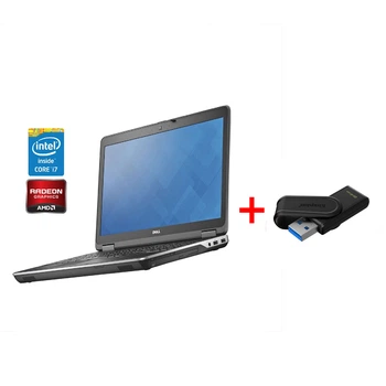 Ноутбук Dell Latitude E6540 / 15.6" (1920x1080) IPS / Intel Core i7-4810MQ (4 (8) ядра по 2.8 - 3.8 GHz) / 16 GB DDR3 / 256 GB SSD / AMD Radeon HD 8790M, 2 GB GDDR5, 128-bit / DVD-ROM / WebCam / Win 10 Pro б/у + Подарок Флеш-накопитель Kingston 64GB