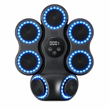 Настінний боксерський тренажер ProDobro PP_4419 розумна мішень LED Bluetooth 45,5х37,5х10 см пластик чорний