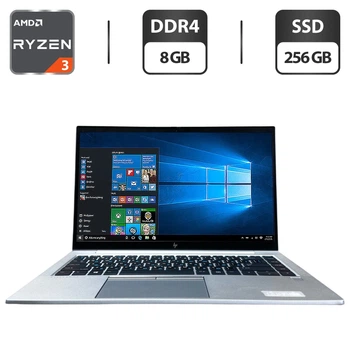 Ультрабук HP EliteBook 845 G8 / 14" (1920x1080) IPS / AMD Ryzen 3 Pro 5450U (4 (8) ядра по 2.6 - 4.0 GHz) / 8 GB DDR4 / 256 GB SSD / AMD Radeon Vega 6 Graphics / WebCam б/у
