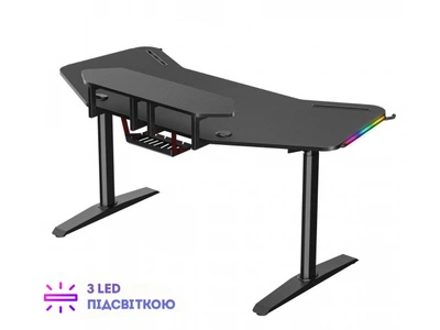 Стол с электрорегулировкой высоты с подсветкой Flexi Tech Gaming 160x65см 27894