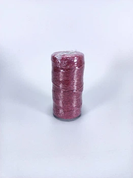 Бечевка декоративная 2мм х 100м 80г бордо Красный Unison (D02901 -burgundy)