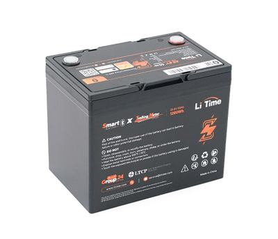 Аккумуляторная батарея Li-TIME LiFePO4 25.6V 50Ач 1280Wh Bluetooth 5.0 BMS50A