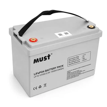 Аккумуляторная батарея Must LiFePO4 LP15-12100 12,8V 100Ah 1,28kWh BMS50A@4S