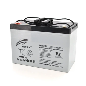 Аккумуляторная батарея AGM RITAR HR12340W Gray Case 12V 90.0Ah