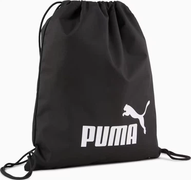 Рюкзак-мішок Puma Phase Gym Sack 14L чорний Унісекс 43 х 37,5 см