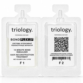 Холодне відновлення. Система інтенсивної реконструкції волосся BONDPLEX 2F Triology ( 1 застосування)