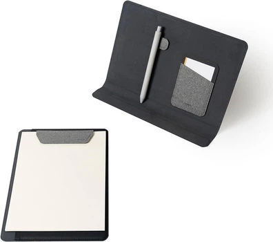 Органайзер A5 LHiDS Folio 2.0 з магнітними аксесуарами, портфоліо 3-в-1 (папка, кліпборд, підставка), сірий