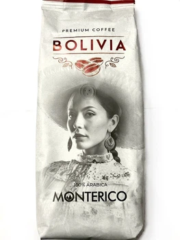Кава в зернах преміальна болівія арабіка (зерно) Монтеріко Monterico bolivia 1kg