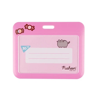 Бейдж YES 940323 100х80 мм Pusheen горизонтальний, слайдер