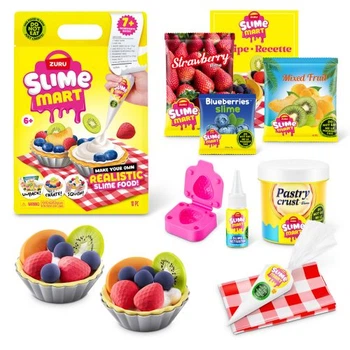 Игровой набор со слаймами SLIME MART серии "Shopping Bag" – фруктовый тарт