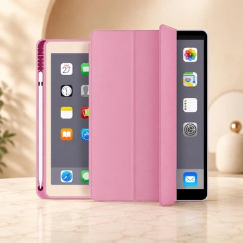 Чохол Smart Case+Stylus з тримачем для Apple Pencil для iPad Air 4 / Air 5 10.9" (2020–2022) / iPad Pro 11" (2018–2022) Pearl pink рожевий