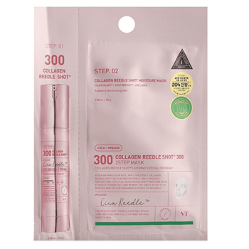 Двухфазная маска с микроиглами и коллагеном VT Cosmetics Collagen Reedle Shot 300 2step Mask