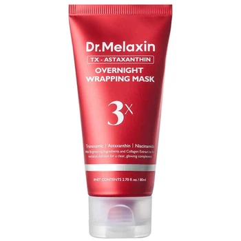 Нічна маска-плівка з астаксантином Dr.Melaxin TX-Astaxanthin Overnight Wrapping Mask 80 мл
