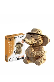 Картонний конструктор "Cartonic Collectible ELEPHANT" колір різнокольоровий Cartonic ЦБ-00299528