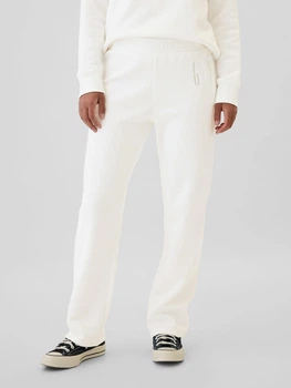 Спортивные штаны на флисе женские Gap 48223526 XL Молочные (1161310160)