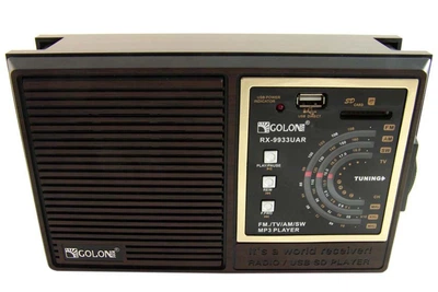 Радиоприемник Golon RX-9933 с аккумулятором, USB, SD, FM радио