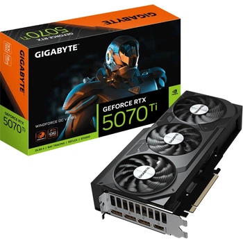 Видеокарта Gigabyte GeForce RTX 5070 Ti Windforce SFF OC v2 16GB (GV-N507TWF3OCV2-16GD) EU [173756]