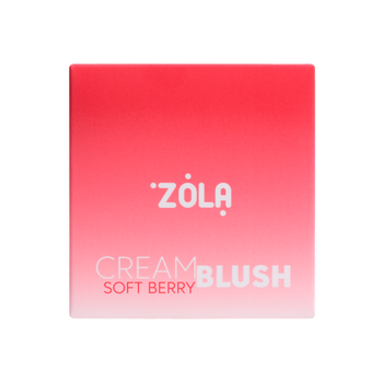 Рум’яна кремові ZOLA Cream Blush Soft Berry 2.4 г