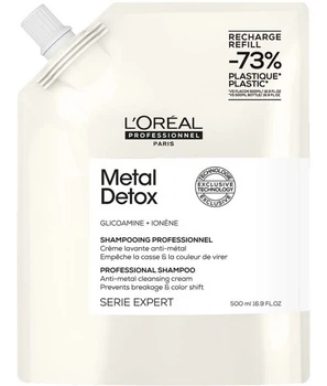 Шампунь для попередження металевих накопичень у волоссі L'Oreal Metal Detox Anti-deposit Protector 500 мл (refill)