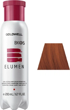 Farba do włosów Goldwell Elumen trwała BK@6 200 ml (4021609108184)