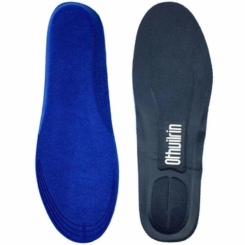 Стельки для обуви Memory Foam с эффектом памяти анатомические обрезные с амортизацией р. 42-46 Черный (7G-F-7842W)
