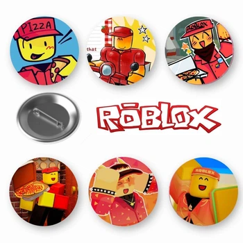 Набор закатный значков Еллиот Роблокс Форсакен Elliot Roblox Forsaken 6 шт (ЗН10180)