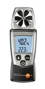 Анемометр Testo 410-2 с измерением скорости воздуха, температуры и влажности