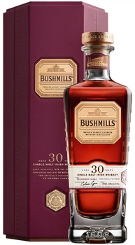 Виски Bushmills Single Malt 30 год выдержки 0.7 л 46% в подарочной упаковке (5055966820167)