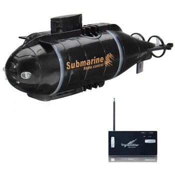 Лодка на радиоуправлении 777-216 Submarine Black — Подводный катер с водонепроницаемым корпусом, до 5 м, до 2 км/ч, до 6 минут