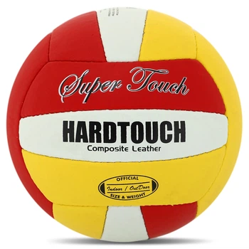 М'яч волейбольний HARD TOUCH, розмір 5, поліуретан, 18 панелей, ручний шов, для пляжу та залу(OB_350256E99DDC)