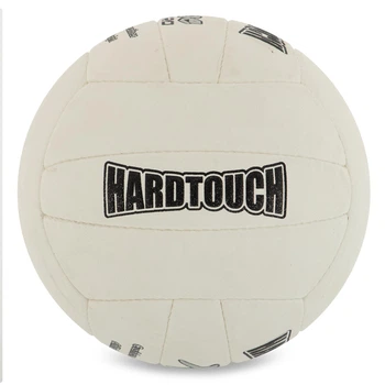 Волейбольний м'яч HARD TOUCH, білий, розмір 5, PU-покриття, 18 панелей, ручний шов, для залу та вулиці(OB_FAFF6C9FB962)