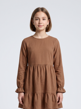 Платье для девочки подростка 146 Бежевый STREET FASHION (752917-146)