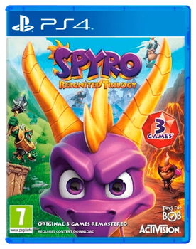 Игра Spyro Reignited Trilogy для PS4 (Blu-ray диск) ENG Б/У